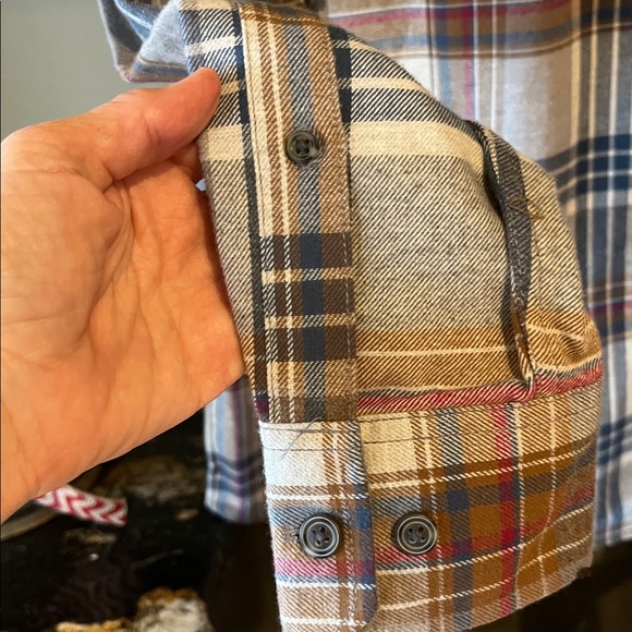 Eddie Bauer Flannel Plaid Shirt - Picture 9 of 14